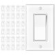 thumbnail image 1 of Interruptor de luz Amico Pack de 30 120/277V blanco, 1 of 7
