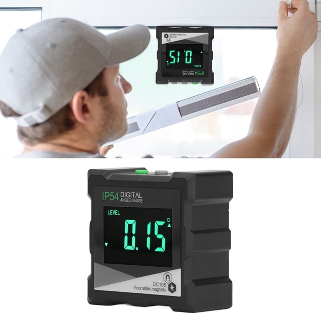Digital Inclinometer,Digital Angle Gauge 4x90 Digital Angle Meter Digital Angle Finder Ultra Responsive