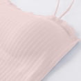 thumbnail image 4 of Purcolt Womens Summer Tank Tops Trendy Casual Ribbed Knit Scalloped Trim V Neck Spaghetti Strap Camisole Comfort Sleeveless Cropped Blouses Layering Going Out Tops, 4 of 7