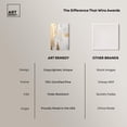 thumbnail image 6 of Glory of Gold Canvas Elegant White and Gold Art by Art Remedy, Gallery Wrapped, 10" x 15", 6 of 7
