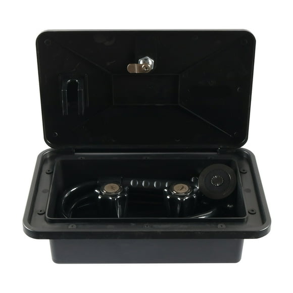 fastboy RV Exterior Shower Box Kit Camper Showerhead Unit Automotive External Accessories Travel Camping Trailer Vehicle Outdoor
