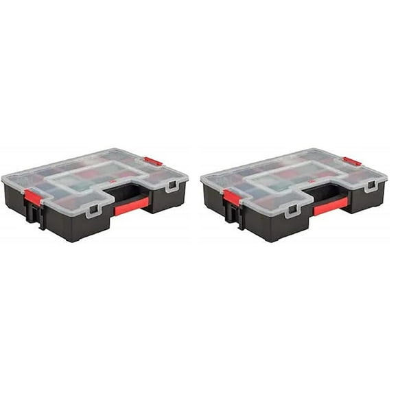 Organizador de almacenamiento CRAFTSMAN, grande, 15 compartimentos (paquete de 2)