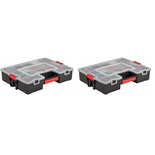 Organizador de almacenamiento CRAFTSMAN, grande, 15 compartimentos (paquete de 2)