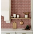 thumbnail image 7 of S4Sassy Mosaic Tile Pattern Wallpaper - Pink Wall Covering, 25" X 360" Self-Adhesive Textured Vinyl Wall Paper, Walls Wrap, Modern Minimalist Wallpaper For Office, Bedroom, Workspaces, 7 of 7