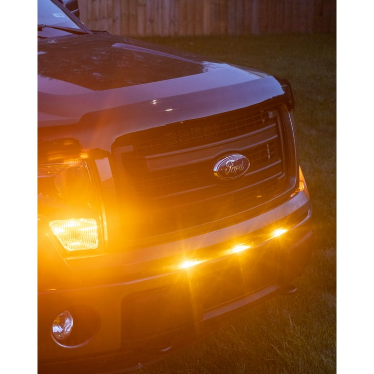 Alpena PositionPodz Amber LED Position Indicating Light Pods, 12V, Model  77707, Universal Make/Fit Type for Cars, Trucks and SUVs 