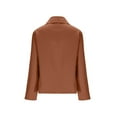 thumbnail image 4 of Womens Spring Jacket ,Women's plain long-sleeved lapel button casual office suit jacket, 4 of 7