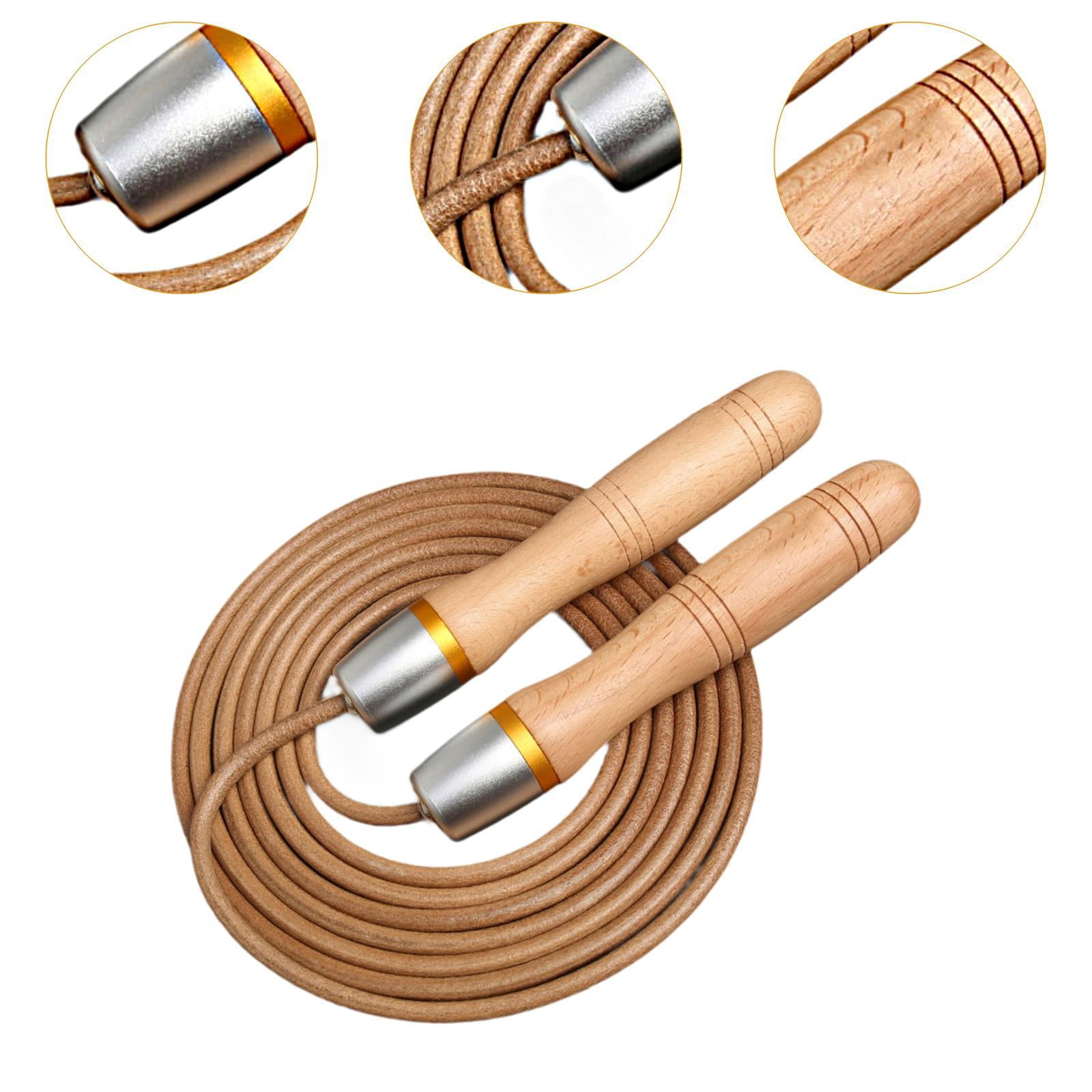 DimyFew Jump Rope 118inch Comfortable Gripping Non Slip Handle Skipping Rope for Fitness Gold