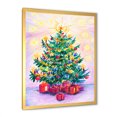 thumbnail image 2 of Designart Beautiful Christmas Tree Art Traditional Framed Wall Art, 2 of 4