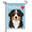 Garden Flag-4, variant on Portrait Deer Welcome Garden Flag 12×18in Double Sided Linen Blue Background Heart UV Protected Fade Resistant Weatherproof Decor For Outdoor House Home Yard Patio