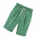 thumbnail image 1 of Guardurnaity Mujeres Hombres Unisex Cintura elástica Bolsillos Pantalones de entrenamiento Pantalones cortos Prendas para la parte inferior del cuerpo Verde XL, 1 of 5