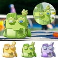 thumbnail image 4 of Vikakiooze Water Bottle for Kids with Two Straws Dual Use Large Capacity Leakproof Water Jug with Shoulder Strap for Outdoor Cute Frog Bottle Creative Kettle for Children,Home Clearance, 4 of 4