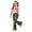 Pink, variant on MuXiKeJi Clothes Girls Long Sleeve Top And Pants Set Giraffe Print Crew Neck Outfit For Daily Outdoor for 3-8 Years
