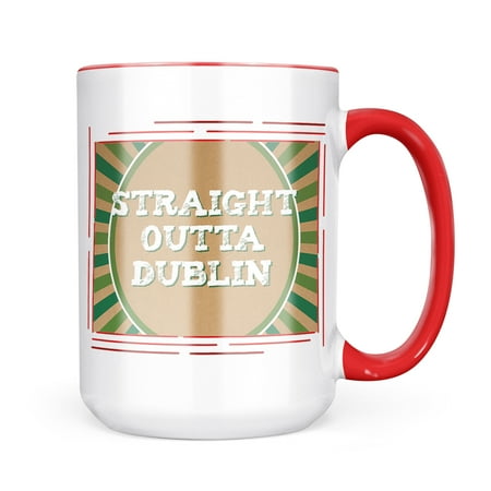 

Christmas Cookie Tin Straight Outta Dublin St. Patrick s Day Retro Design Mug gift for Coffee Tea lovers
