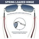 thumbnail image 4 of Gafas de sol KIOYTLIK Trendy Polarized Aviator para hombre UV400, 4 of 8
