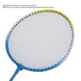thumbnail image 3 of 1 Par De Raquetas De Bádminton Con 3 Volantes De Nailon, aleación De Hierro, Alta Flexibilidad Y Durabilidad Para Entretenimiento De Entrenamiento Deportivo, 3 of 7