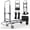 Silver, variant on Foldable Hand Truck Moving Dolly Cart with 4 Wheels, 500 Lbs Load,2 Straps, Pre-Assembled, Save Room, Easy Folding Dolly for Furniture, Appliances, Boxes, Warehouse & Office Transport
