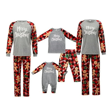 

Christmas Pajamas for Family Christmas Pjs Matching Sets Long Sleeve Loungewear Set Matching for Couples Kids Baby Pets