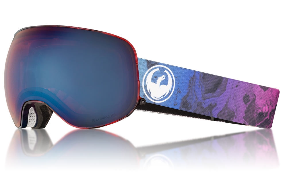 Dragon Alliance X2 Ink Snow Goggle LumaLens Blue Ion Finish, No Lens by Dragon Alliance