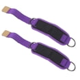 thumbnail image 2 of 2PCS Ankle Strap for Cable Machine Kickbacks Iron D Ring Gym Ankle Cuff for Fitness Workout Purple, 2 of 6