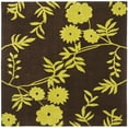 thumbnail image 5 of SAFAVIEH Soho Shelby Abstract Floral Wool Runner Rug, Brown/Green, 2'6" x 8', 5 of 8