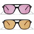 thumbnail image 1 of Retro Vintage 70s sunglasses for women men with UV Protection VL9611, 1 of 3