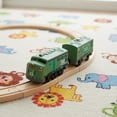 thumbnail image 2 of Remote Control Electric Train Toy, Motorized Locomotive with Sound and Light for Wooden Tracks, 2 of 9