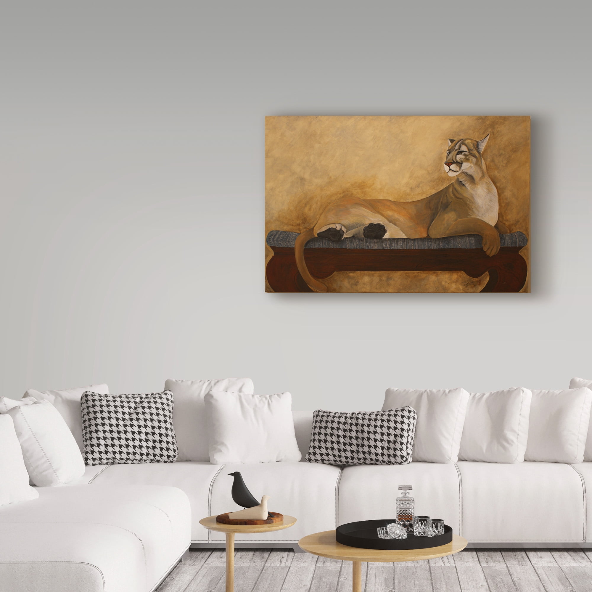 Trademark Fine Art 'Shes A Cougar' Canvas Art by Jan Panico