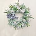thumbnail image 7 of Votnto Spring Flower Wreath Wildflower Simulation Flower, Spring/Summer Flower Wreath Home and Courtyard Decoration, 7 of 7