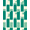 Teal, Pattern 4, variant on ODIKA 4'x6' Machine Washable Non-Slip Area Rug, Scandinavian Abstract Grid with Dynamic Play High Traffic Rug, Green, 483972