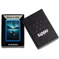 thumbnail image 6 of Zippo Whale Design High Polish Blue Pocket Lighter, 6 of 6