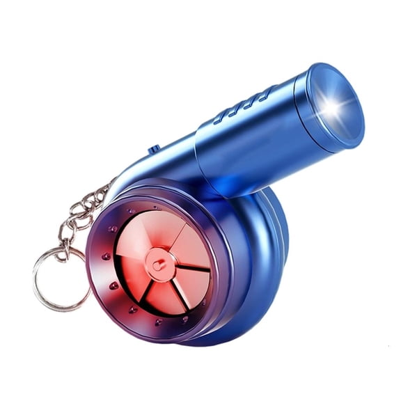 Osdhezcn Turbocharging Keychain Pendant with Light Sound Effects Nighttime Visibility Creative Children's Educational Toy
