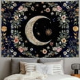thumbnail image 2 of AWERP Boho Moon Butterfly Tapestry for Bedroom, Orange Botanical Floral Plants Wall Tapestries Hanging, Flower Leaves Tapestry Aesthetic Backdrop for Living Room Dorm Office  Painting, 2 of 6
