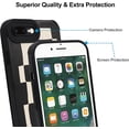 thumbnail image 3 of Designed for iPhone 7 Plus/iPhone 8 Plus Case, Full Body Slim Soft Microfiber Lining Protective Case for iPhone 7 Plus/iPhone 8 Plus (5.5 inch), Black, 3 of 5