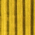 thumbnail image 1 of Ahgly Company Machine Washable Indoor Square Abstract Yellow Modern Area Rugs, 8' Square, 1 of 4