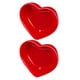 thumbnail image 2 of ColoMX Plato para salsa con forma de corazón, plato decorativo de cerámica, guarnición de salsa de tomate, plato para servir, 2 uds., 2 of 8