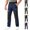 Army Green, variant on Men Belt Loop Zipper Multi Mesh Panel Straight Leg Outdoor Hiking Pants Multi Secure Zipper Pockets Windproof Quick Dry Mountain Camping Trekking Trousers XS