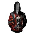 thumbnail image 1 of Sudadera con capucha informal y versátil con cremallera Sudadera con estampado personalizado Sudadera con capucha con cremallera Camisa cómoda de movimiento para hombre, 1 of 5