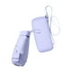 thumbnail image 3 of plegable compacto, resistente y moderno con correa para el hombro, ideal para viajes, senderismo, camping, playa y otras actividades al aire violeta, 3 of 10