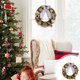 thumbnail image 1 of Fiudx Artículos en oferta con ofertas flash Guirnalda de adornos navideños para colgar en la ventana de la tienda, arreglos para la sala de estar del hogar, guirnalda colgante, decoraciones colgantes, 1 of 6