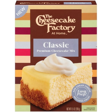 (4 pack) The Cheesecake Factory at Home Cheesecake Mix, Classic, 9.5-Ounce