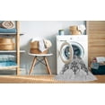 thumbnail image 2 of Ahgly Company Machine Washable Indoor Round Transitional Gray Area Rugs, 8' Round, 2 of 7