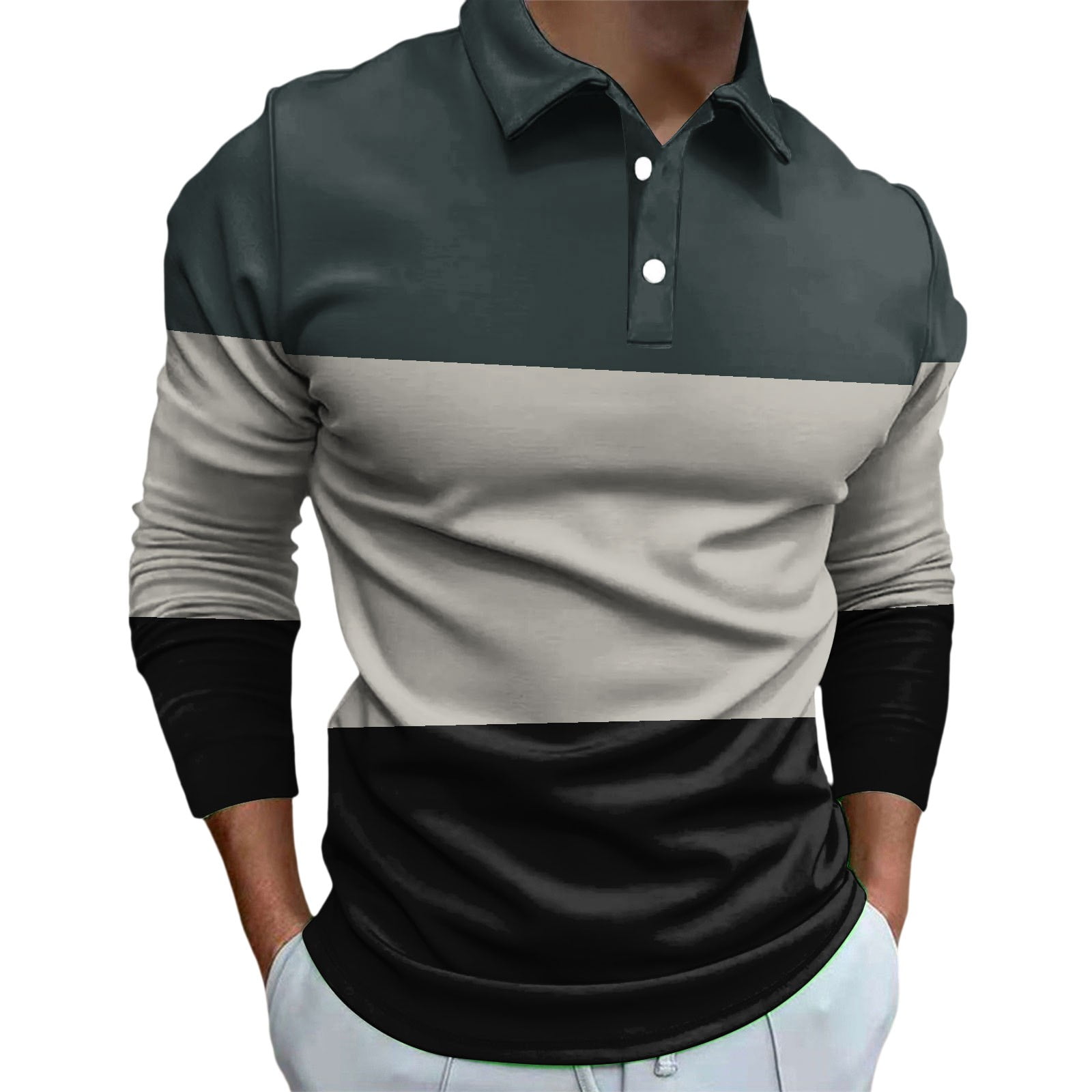 Ketyyh-chn99 Long Sleeve Polo Shirts for Men Big and Tall Shirts