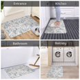 thumbnail image 4 of Salouo white Moose winter tree Pattern Outdoor Indoor Sturdy Doormats 16’’×24’’, Anti Fatigue Soft Flannel Thick Door Mat,Non-Slip Rectangle Rug Cushion, 4 of 7