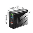 thumbnail image 4 of WZXPWT Mobile Phone Charger, Multi-Port Travel Adapter with PD and QC3.0, US Standard Charging Plug, 4 of 4