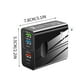 thumbnail image 3 of Cargador rápido PD de 36W - Puerto USB-C 5V3.1A y 3 puertos USB-A Adaptador de pared con distribución de energía inteligente, 3 of 6