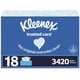 thumbnail image 1 of Kleenex Trusted Care Everyday Facial Tissues, 190 Tissues per Flat Box, 18 Pack (3,420 Tissues Total) Kleenex Cottonelle NA, 1 of 1