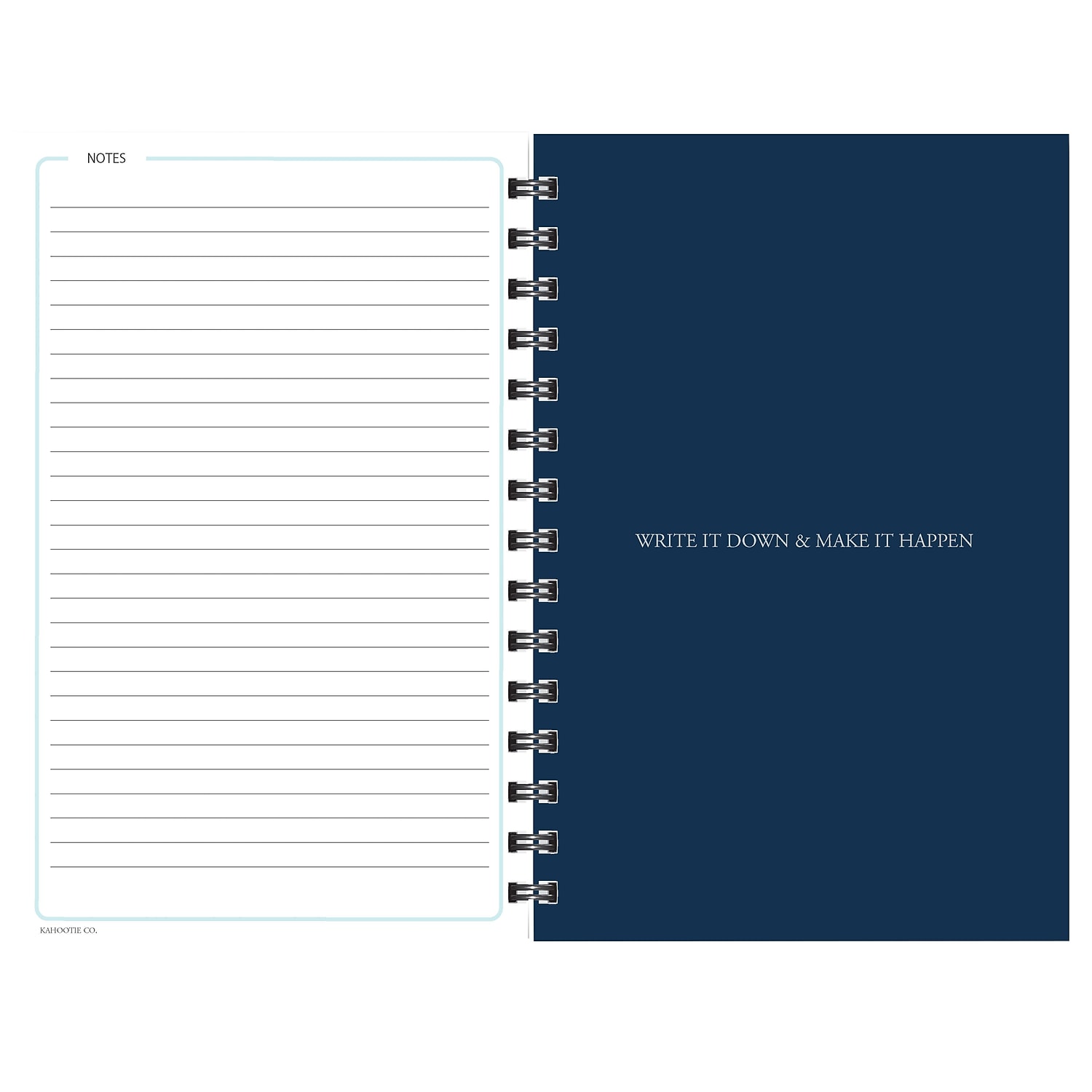 Kahootie Co. Kahootie Co Weekly Planner, 6-inch x 9-inch, Navy Stripe (ITKWNS)