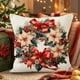thumbnail image 1 of Herunwer Christmas Pillow Cover Winter Holiday Throw Pillows Christmas Decor Cushion Cases for Sofa Couch Home Décor, Pillowcases Farmhouse for Christmas Couch Bed, 1 of 6