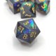 thumbnail image 4 of 7 Piezas de Dados Poliédricos con Palabras Numéricas de Dados de Juego de Bricolaje Ecológico Multicolor para Mazmorras Y Dragones negro dorado Baoblaze Dados poliédricos, 4 of 8