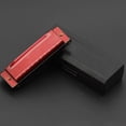 thumbnail image 4 of 1 UNID HARMONICA CLAVE DE G 10 Agujeros 20 Tonos Blues Harmonica con caja de almacenamiento, 4 of 8